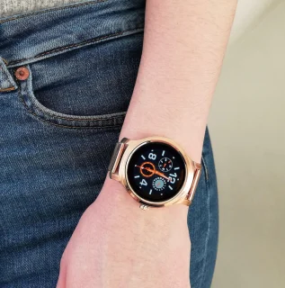 Belesy SMART Smartwatch Roségoud Staal 1.3 inch