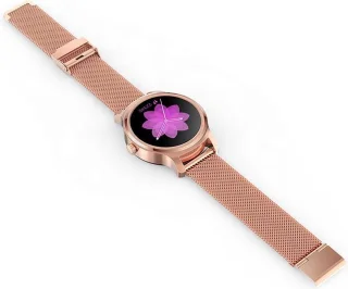 Belesy SMART Smartwatch Roségoud Staal 1.3 inch
