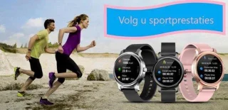 Belesy SMART Smartwatch Zilver Staal 1.3 inch