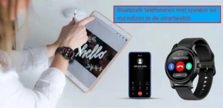 Belesy SMART Smartwatch Zilver Staal 1.3 inch