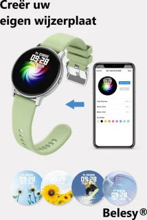 Belesy SUAVE Smartwatch Zwart Silicone