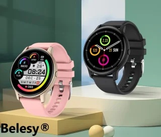 Belesy SUAVE Smartwatch Zwart Silicone