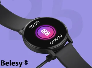 Belesy SUAVE Smartwatch Zwart Silicone