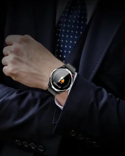 Belesy Tachy Smartwatch Unisex Zilver Blauw Siliconen 1.3 inch