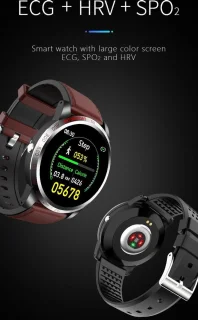 Belesy Tachy Smartwatch Unisex Zilver Blauw Siliconen 1.3 inch