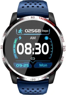 Belesy Tachy Smartwatch Unisex Zilver Blauw Siliconen 1.3 inch