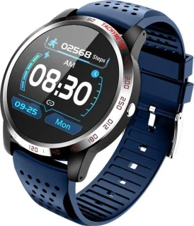 Belesy Tachy Smartwatch Unisex Zilver Blauw Siliconen 1.3 inch