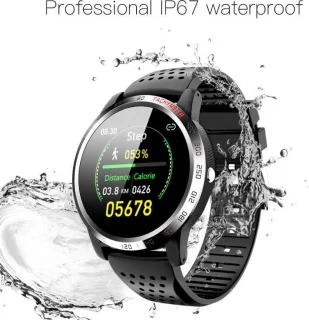 Belesy Tachy Smartwatch Unisex Zilver Blauw Siliconen 1.3 inch