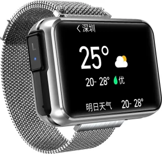 Belesy TITAN Smartwatch Unisex Zilver Milanees Staal 1.3 inch