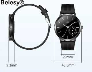 Belesy TREASURE Smartwatch Zwart 1.32 inch