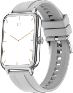 Belesy Valencia Smartwatch 1.47 inch AMOLED Zilver Milanees