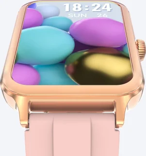 Belesy Valencia Smartwatch 1.47 inch AMOLED Zilver Milanees