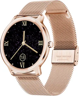 Belesy VENUS Smartwatch Dames Rose Goud