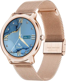 Belesy VENUS Smartwatch Dames Rose Goud