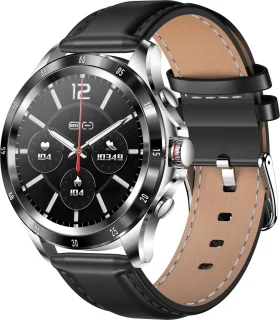 Belesy XTRA Smartwatch Zwart Leer