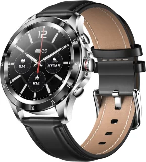 Belesy XTRA Smartwatch Zwart Leer