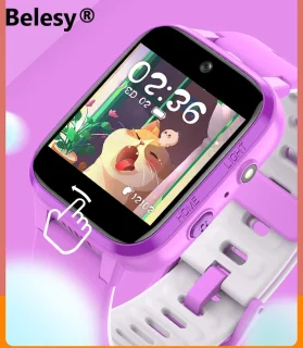 Belesy YOUTH Smartwatch Zwart Siliconen Kinderhorloge