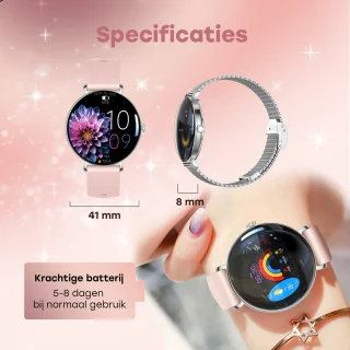 Bizoule Amor Smartwatch - Zilver