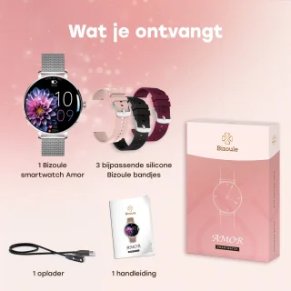 Bizoule Amor Smartwatch - Zilver