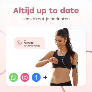 Bizoule Beleza Smartwatch Dames 40mm Rosé-Goud