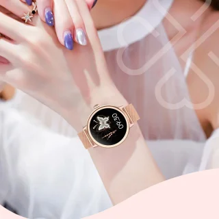 Bizoule Beleza Smartwatch Dames 40mm Rosé-Goud