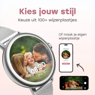 Bizoule Beleza Smartwatch Dames 40mm Zilver