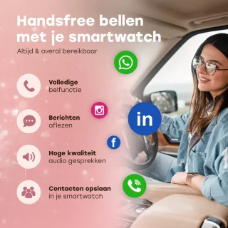 Bizoule Beso Smartwatch 40mm Rosé-Goud