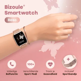 Bizoule Beso Smartwatch 40mm Rosé-Goud