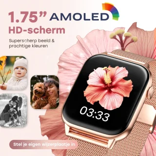 Bizoule Beso Smartwatch 40mm Rosé-Goud