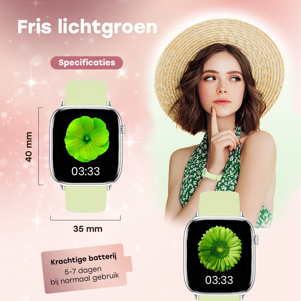Bizoule Beso Smartwatch 40mm Zilver