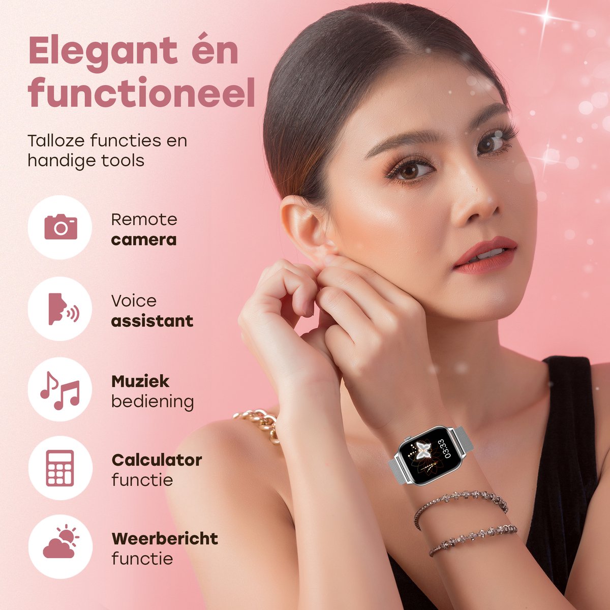 Bizoule Beso Smartwatch 40mm Zilver
