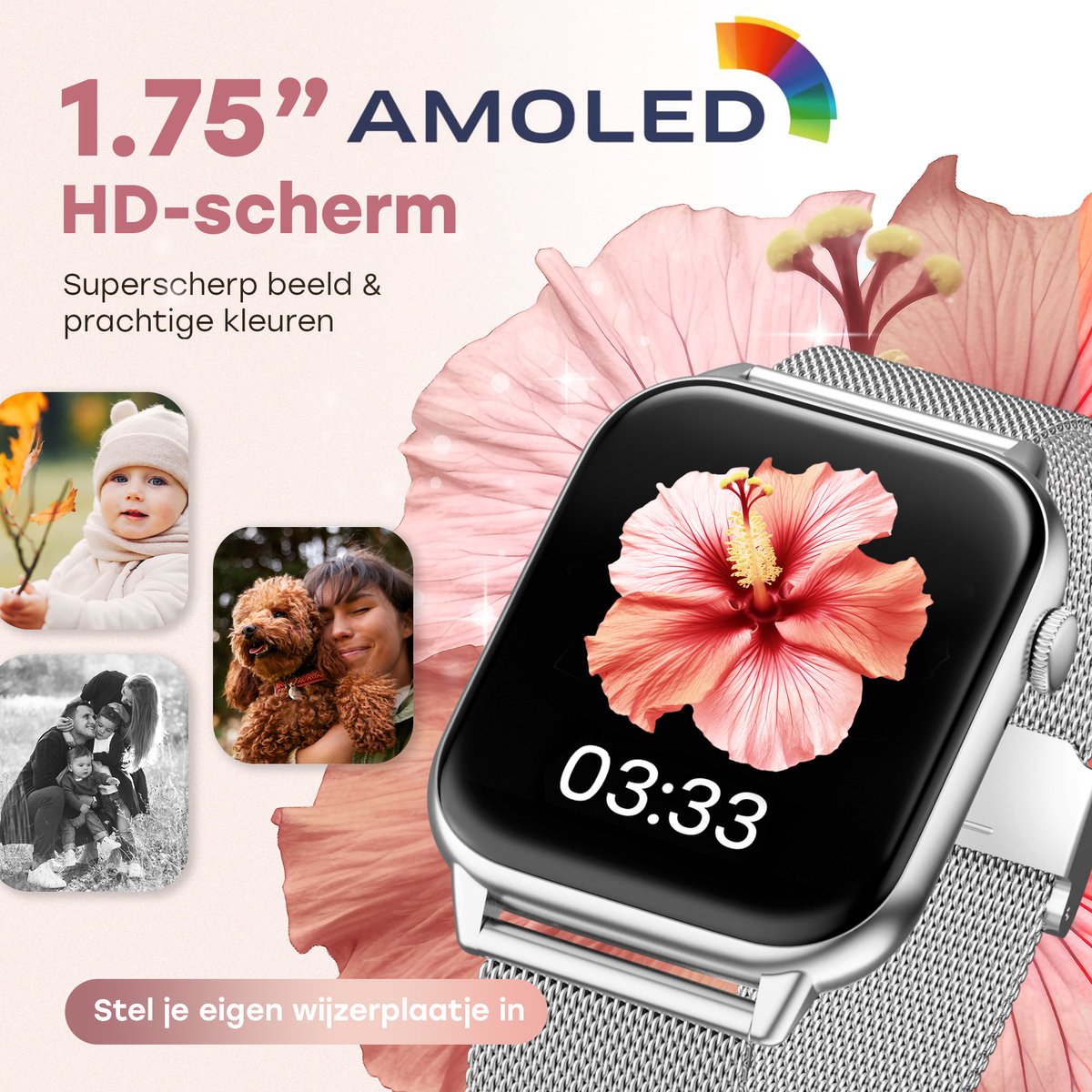 Bizoule Beso Smartwatch 40mm Zilver