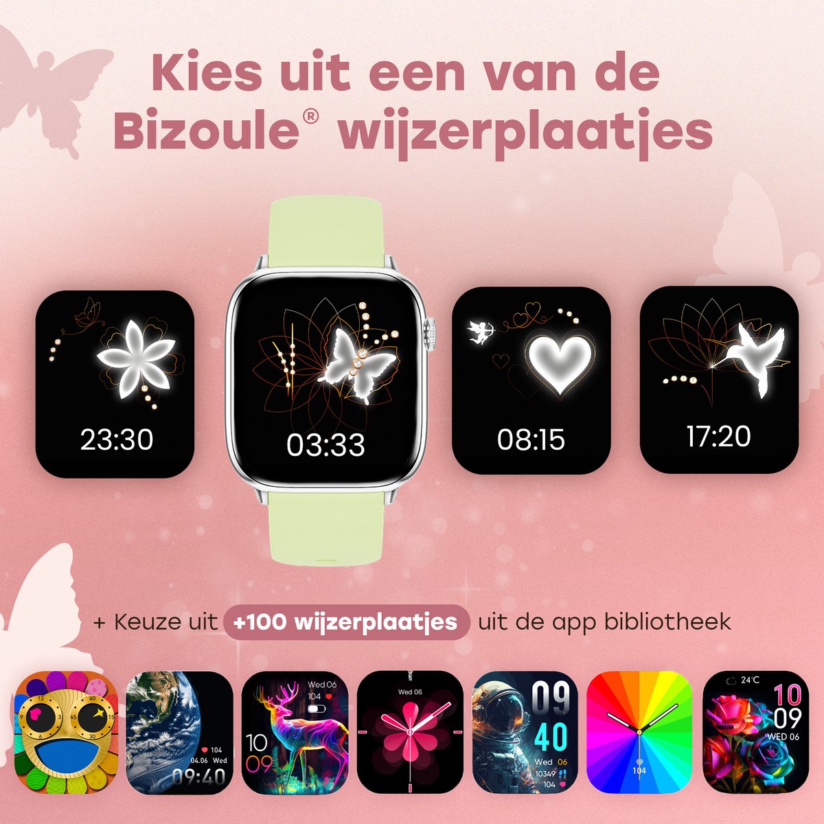 Bizoule Beso Smartwatch 40mm Zilver
