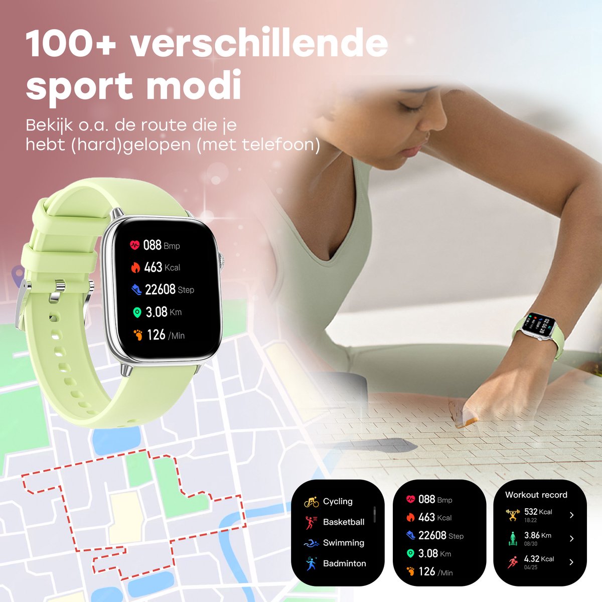 Bizoule Beso Smartwatch 40mm Zilver