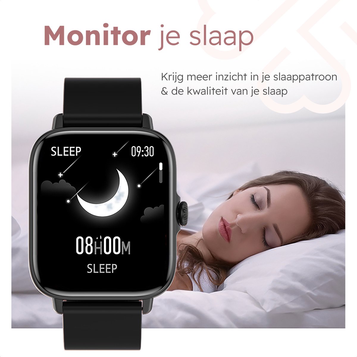 Bizoule CS3 Smartwatch Zwart