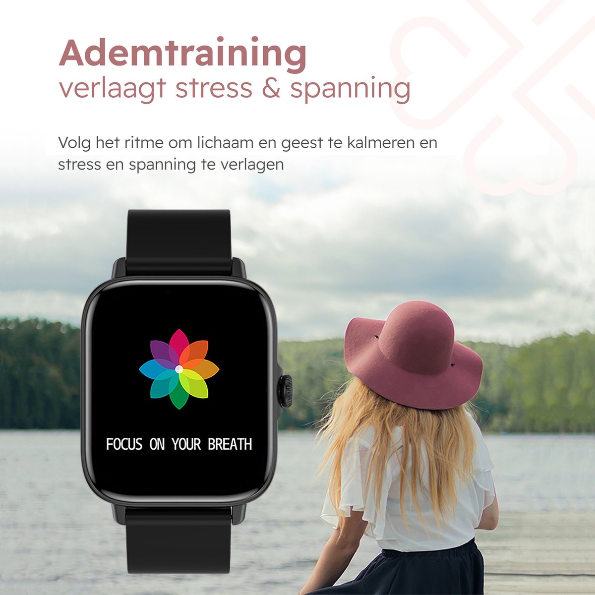 Bizoule CS3 Smartwatch Zwart