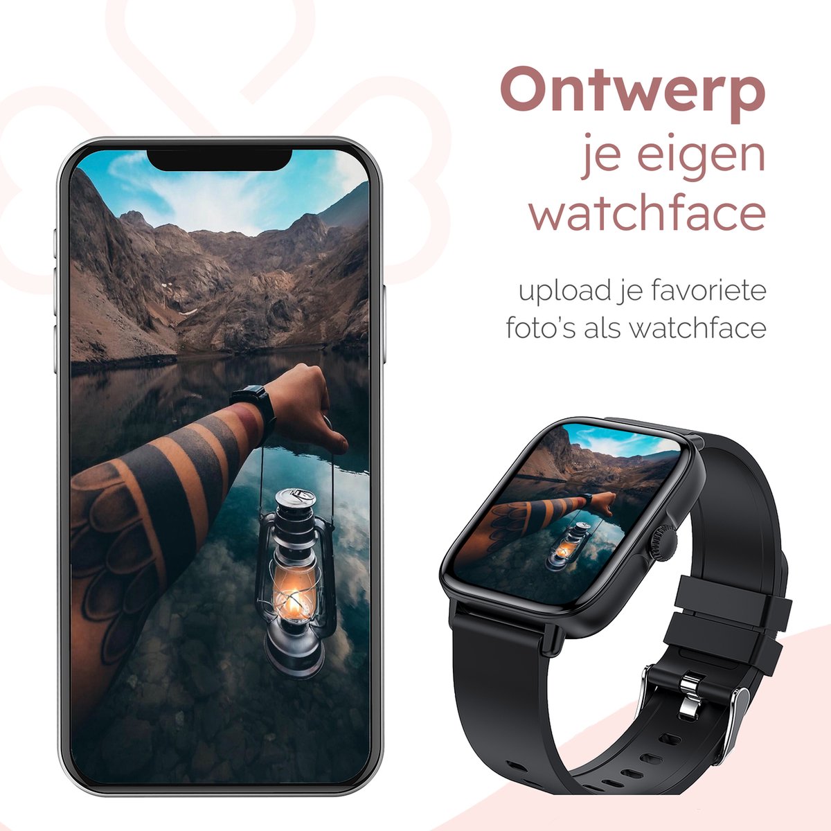 Bizoule CS3 Smartwatch Zwart