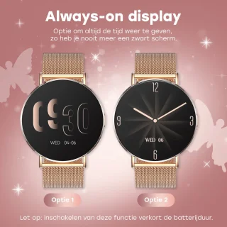 Bizoule Lunita Smartwatch 41mm Rosé-Goud