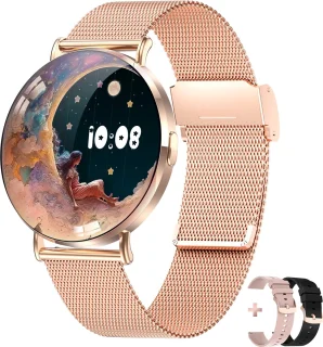 Bizoule Lunita Smartwatch 41mm Rosé-Goud