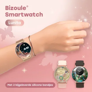 Bizoule Lunita Smartwatch 41mm Rosé-Goud