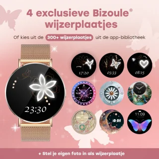 Bizoule Lunita Smartwatch 41mm Rosé-Goud