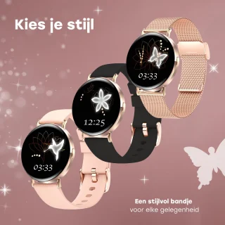 Bizoule Lunita Smartwatch 41mm Rosé-Goud