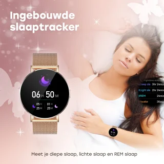 Bizoule Lunita Smartwatch 41mm Rosé-Goud