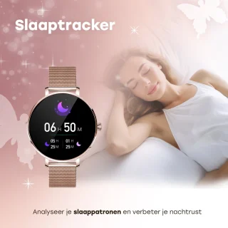 Bizoule Smartwatch Amor 41mm Rosé-Goud