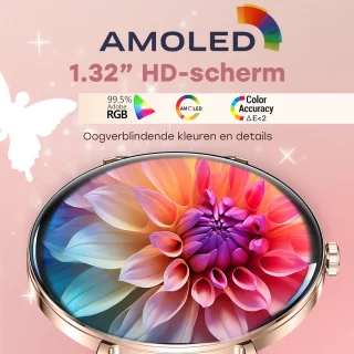 Bizoule Smartwatch Amor 41mm Rosé-Goud