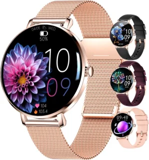 Bizoule Smartwatch Amor 41mm Rosé-Goud