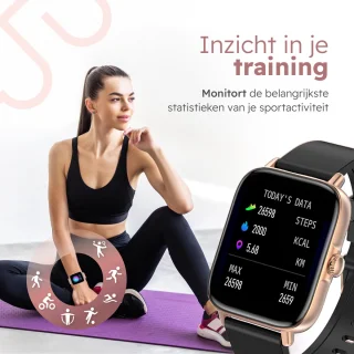 Bizoule Smartwatch CS3 Goud-Zwart