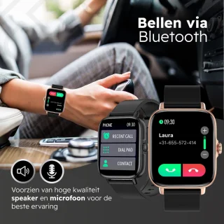 Bizoule Smartwatch CS3 Goud-Zwart
