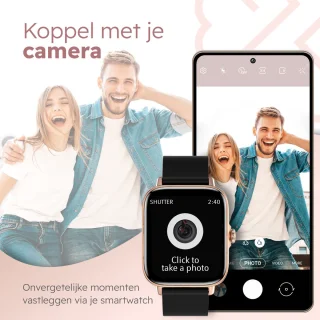 Bizoule Smartwatch CS3 Goud-Zwart