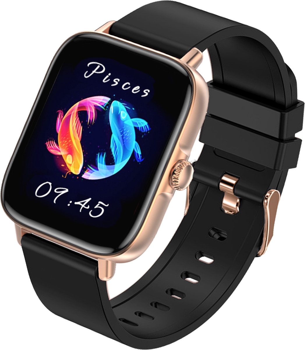 Wat vinden we goed aan de Bizoule Smartwatch CS3 Goud-Zwart